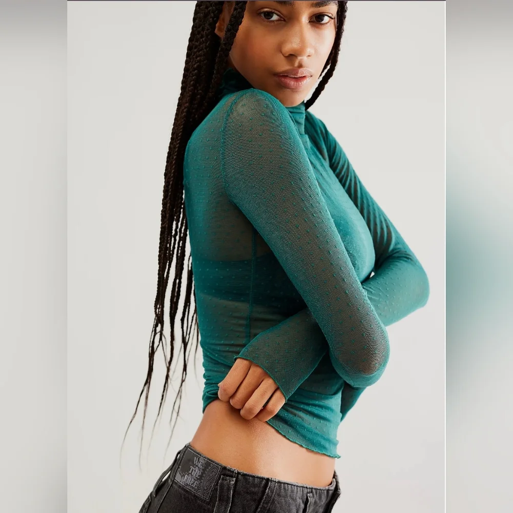 Free People On The Dot Layering Top NWT - Picture 2 of 8
